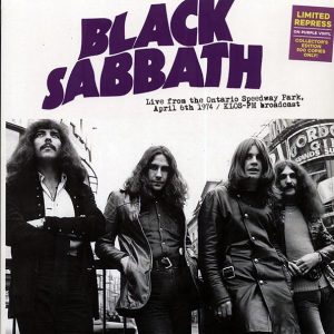 Black Sabbath – Live From The Ontario Speedway Park, April 6th 1974: KLOS-FM Broadcast (ltd. 500 copies made) (purple vinyl)