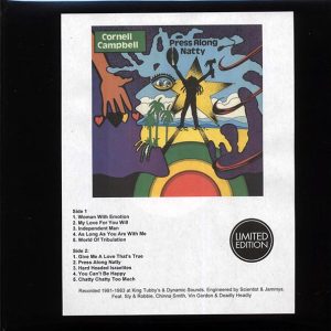 Cornell Campbell - Press Along Natty (Jamaica press) (plain jacket)