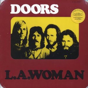 The Doors - LA Woman (Die-Cut Window Jacket) (die-cut jacket) (ltd. ed.) (yellow vinyl) (radius corners)
