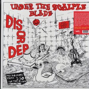 Disorder - Under The Scalple Blade (ltd. 500 copies made) (burgundy splatter vinyl)